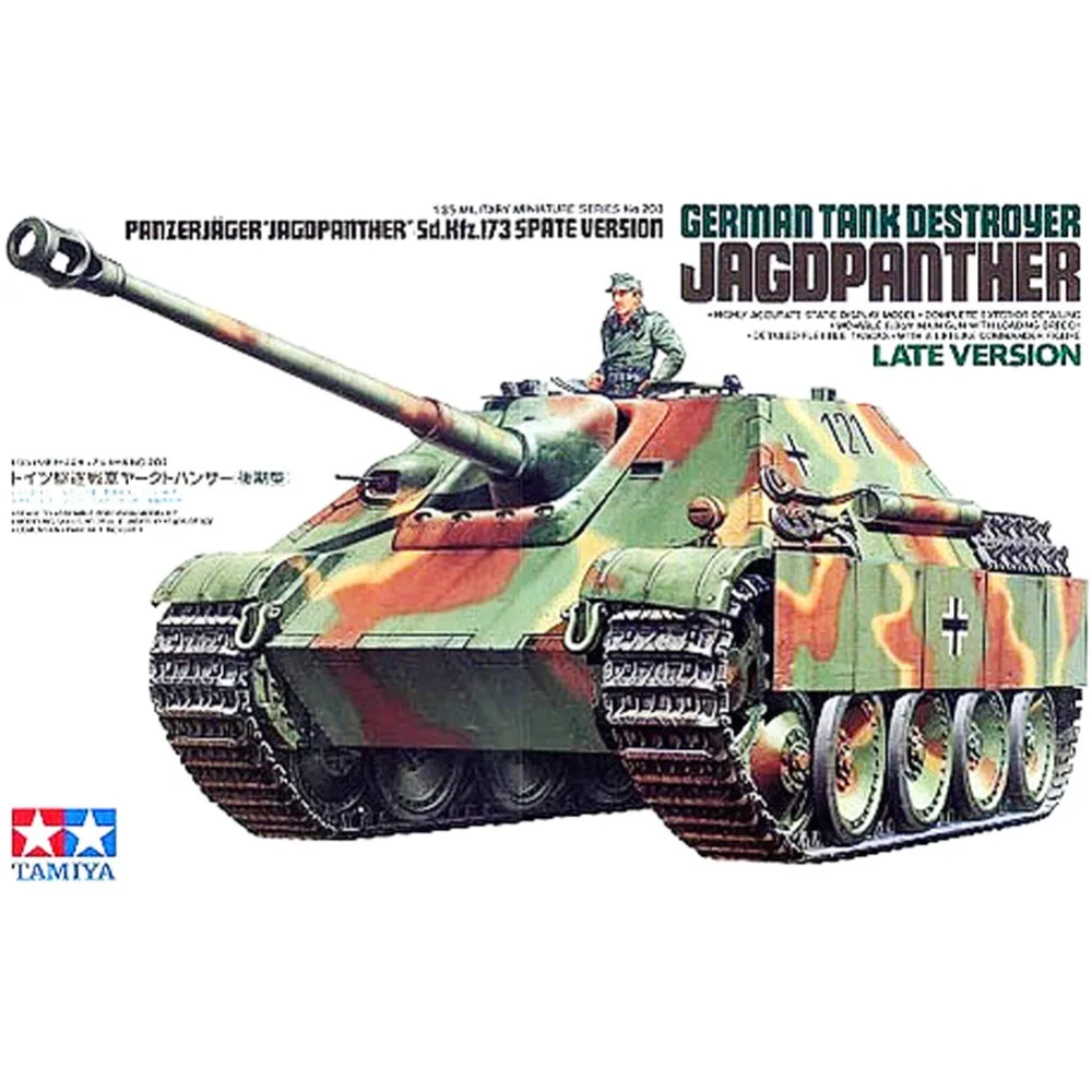 Tamiya 35203 1/35 German Tank Destroyer Jagdpanther Sd Kfz 173 Late Version Assembly AFV Model Building Kits oh rc toy | Игрушки и хобби