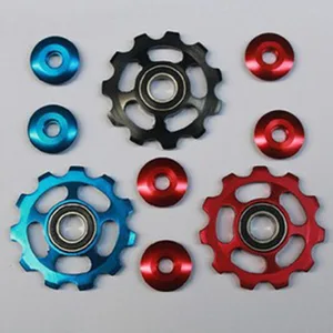11 T Алюминиевый сплав MTB велосипедный задний переключатель передач шкив жокей шоссейный велосипед направляющая натяжитель ролика части велосипедные аксессуары