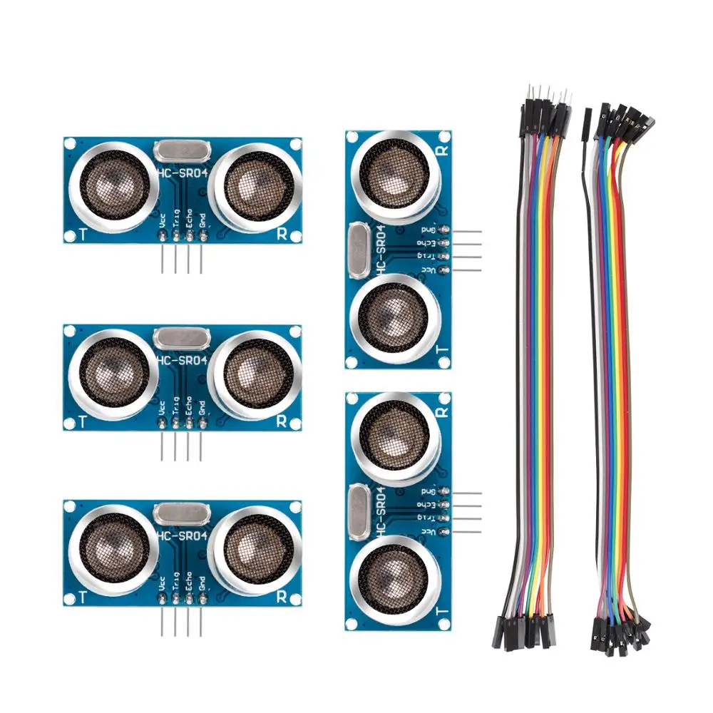 SunFounder 5 шт. HC SR04 Ультразвуковой модуль датчик расстояния для Arduino UNO Mega R3 2560 Rapsberry Pi 3