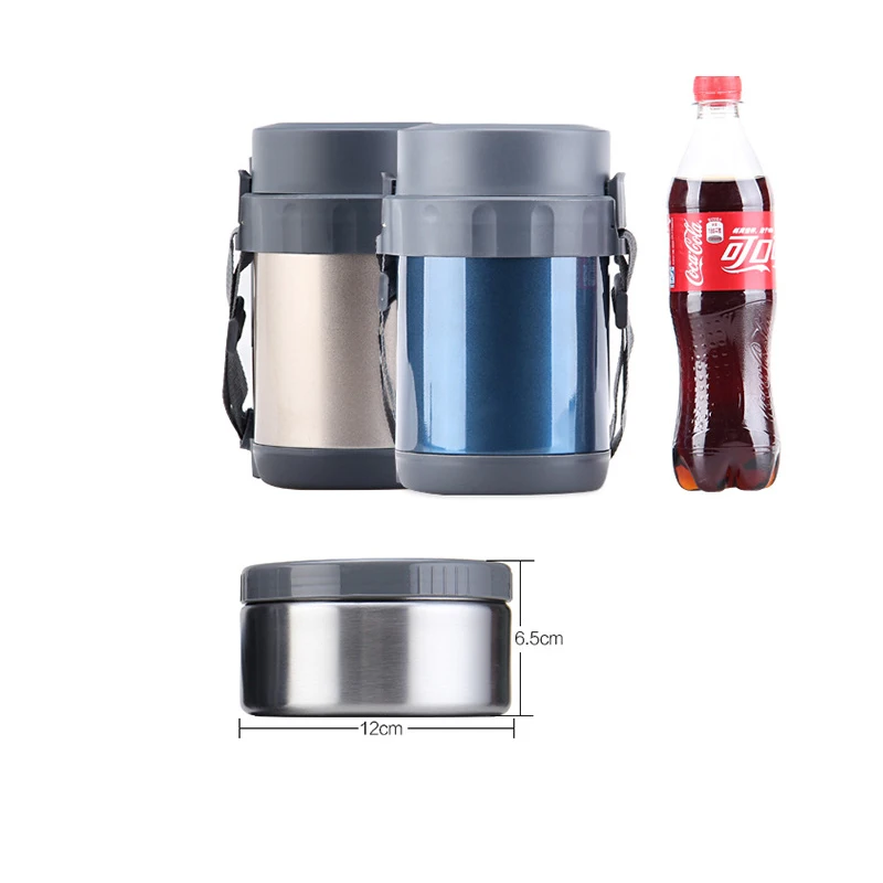TIANXI 1.8L изолированный Ланч-бокс из нержавеющей стали 3 слоя детский пищевой контейнер с вакуумной изоляцией термо-суп Bento Ланч-бокс