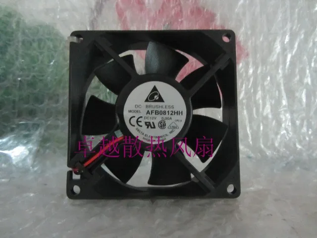 

Delta afb0812hh 12v 0.30a 8025 8cm 2 line fancooling fan