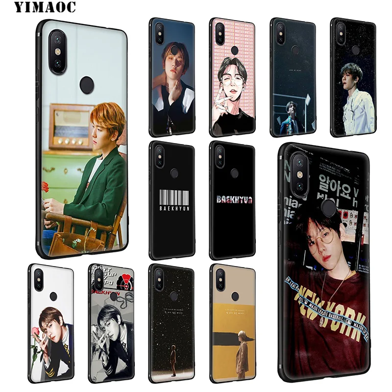 Yimaoc EXO Baekhyun Мягкий силиконовый чехол для Xiaomi Redmi 7A Note 7 6 6A 5 4 4X 4A 5A S2 плюс K20 Pro Lite |