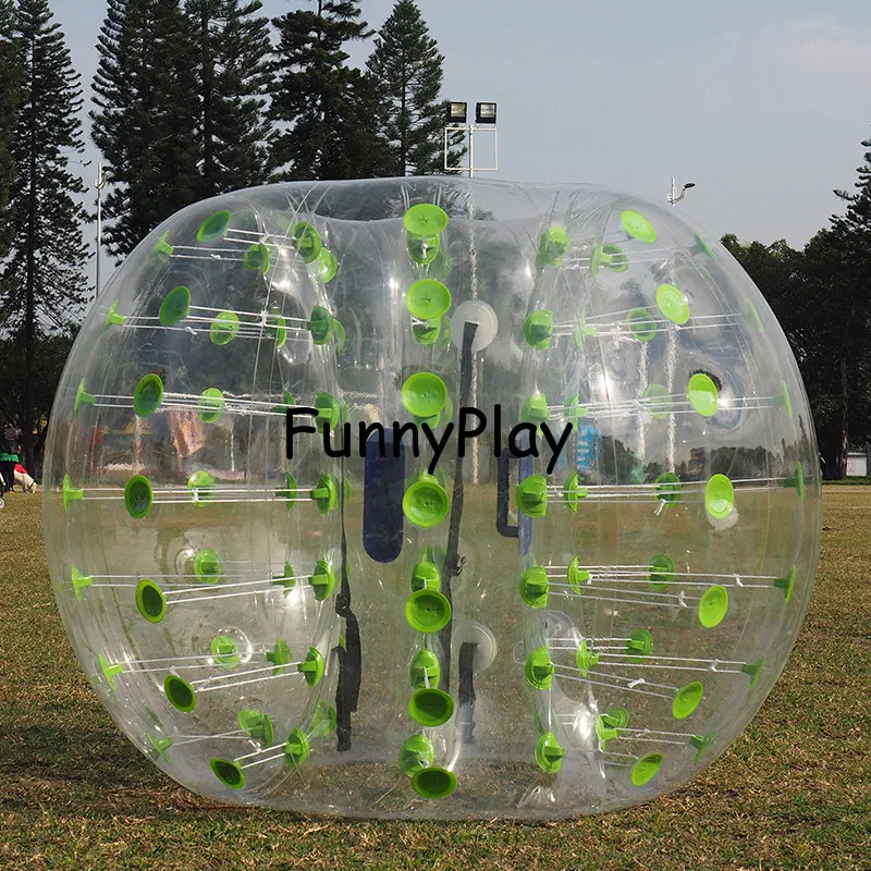 Air Bubble Soccer 0.8mm PVC 1.2m Bumper Body Zorb Ball Football For race |