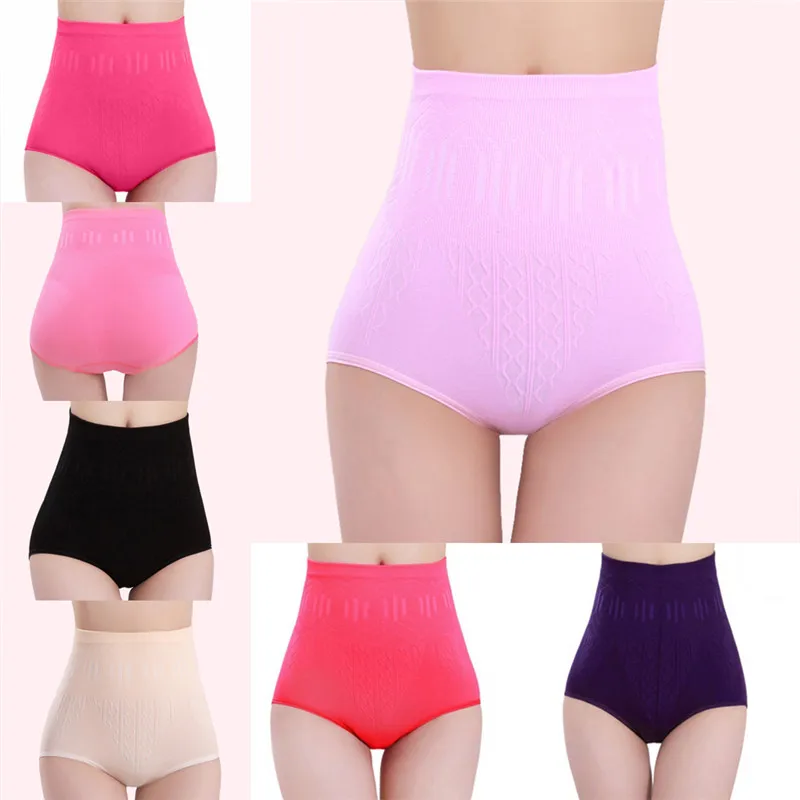 Женские Корректирующие трусы с высокой талией утягивающие живот Утягивающие