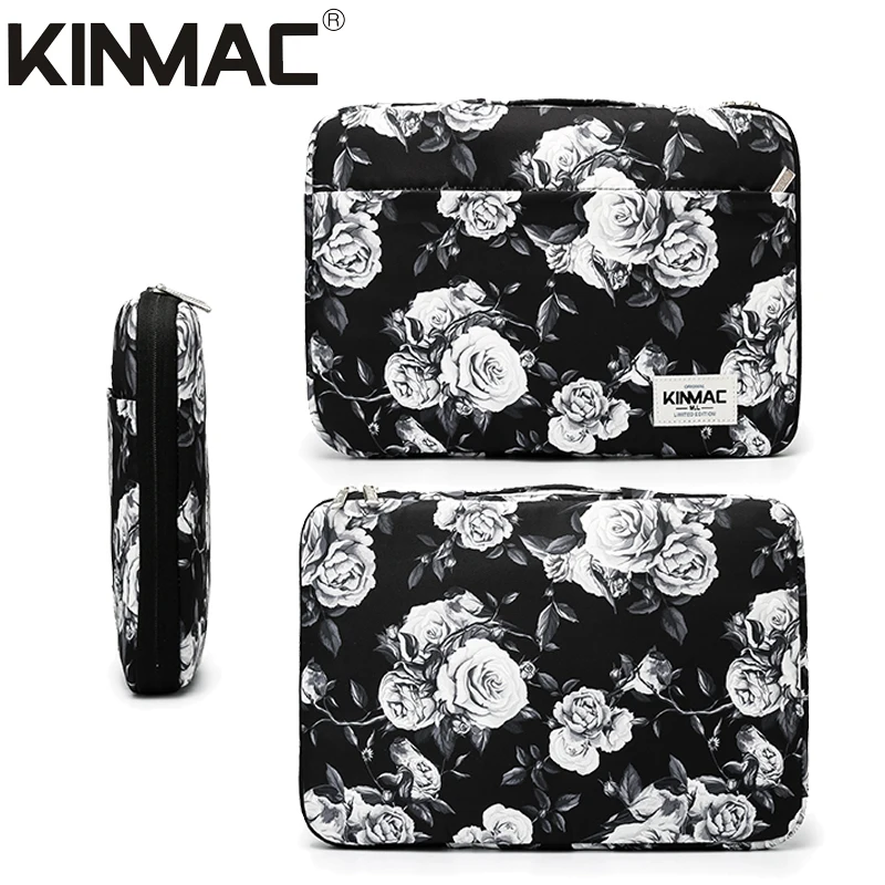 Ударопрочная брендовая сумка для ноутбука Kinmac 12 13 14 15 6 дюйма серая Роза чехол MacBook