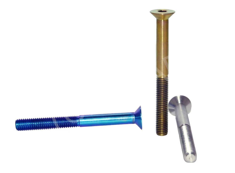 

M8 X 75mm Steel Flat Head Countersunk Head Hexagon Screws 6 PCS