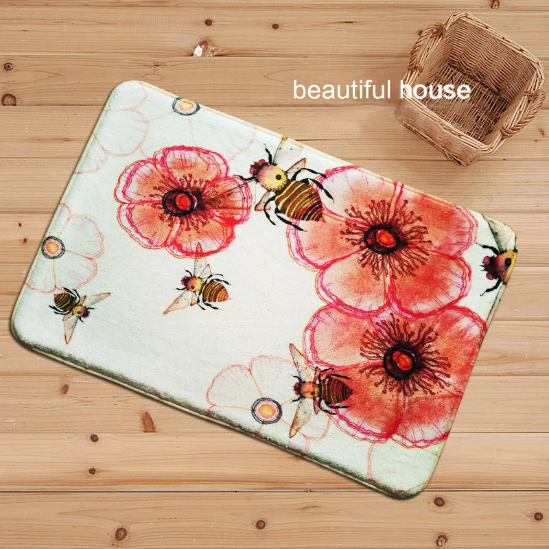 2017 Новый американский деревенский цветочный коврик/кухонный Коврик для прихожей