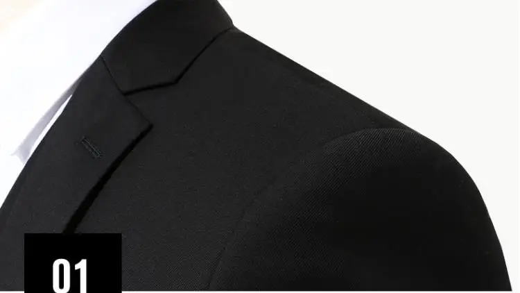 (Giacca + Pantaloni Maglia) 3 Pezzi Vestito Da Uomo Slim Fit Usura деловой мужской формальный костюм Abito Nero Sposa