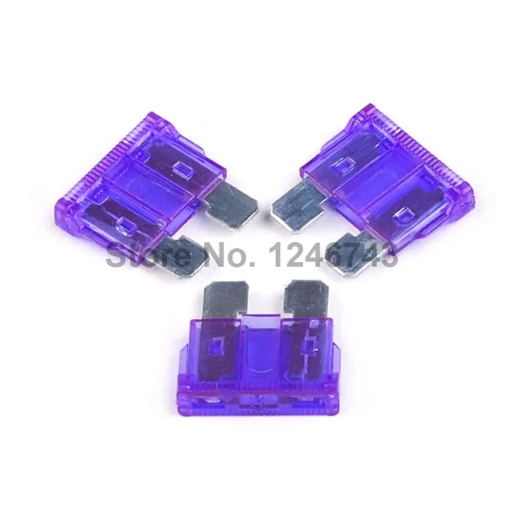 

50PCS Medium Blade 3A Car Fuses Automotive Fuse