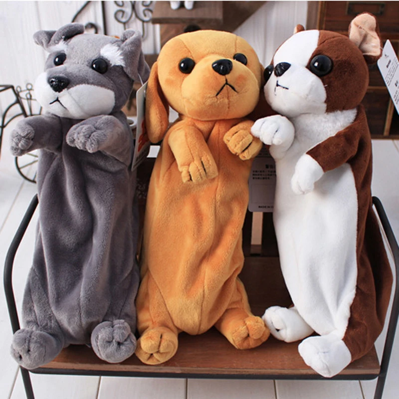 Милый мультяшный чехол-карандаш с собакой на молнии кавайная новинка детские