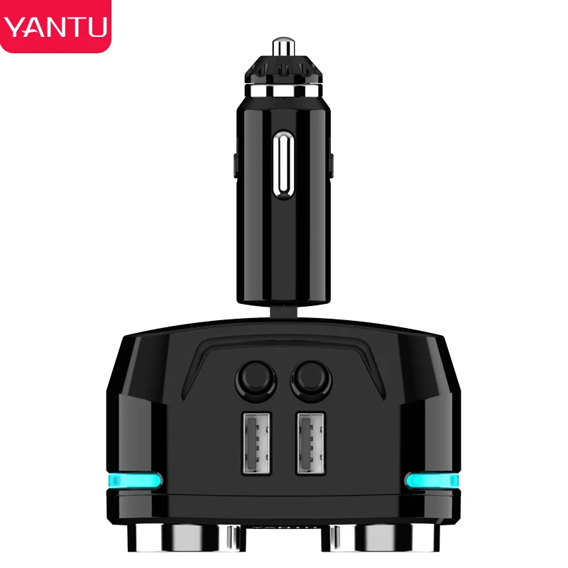 YANTU 12 V 24 автомобильный прикуриватель зарядное устройство разветвитель двойной usb