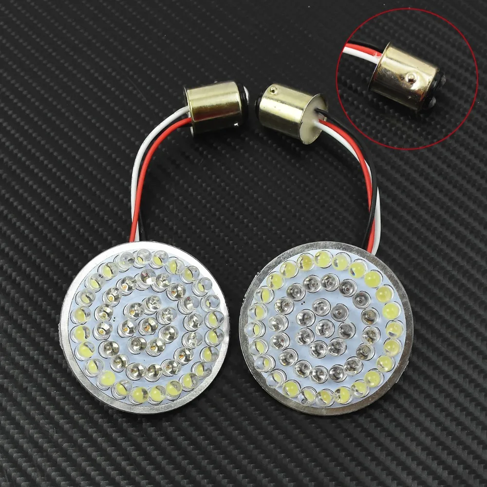 Светильник для мотоцикла 2 дюйма светодиодный ная вставка 1157 панель поворота с