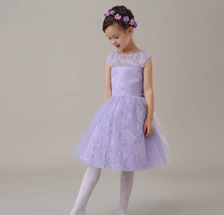 Высокое Качество Лето Кружева Новорожденных Девочек День Рождения туту Платье