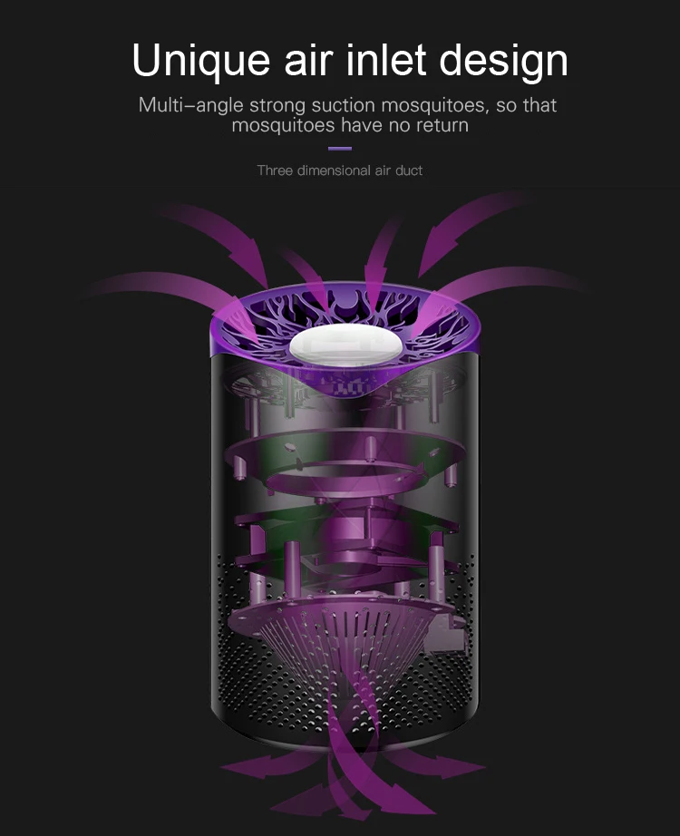 Hot New Electric Mosquito Killer Lamp USB LED Bug Zapper Anti Insect Trap Fly Home Pest Control | Дом и сад