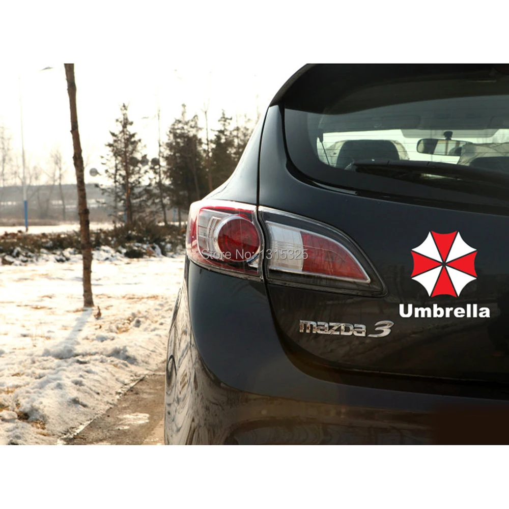 

Aliauto Umbrella Corporation Car Stickers Funny Decal for Toyota Ford Focus Chevrolet CRUZE VW SKODA Honda Hyundai Kia Lada