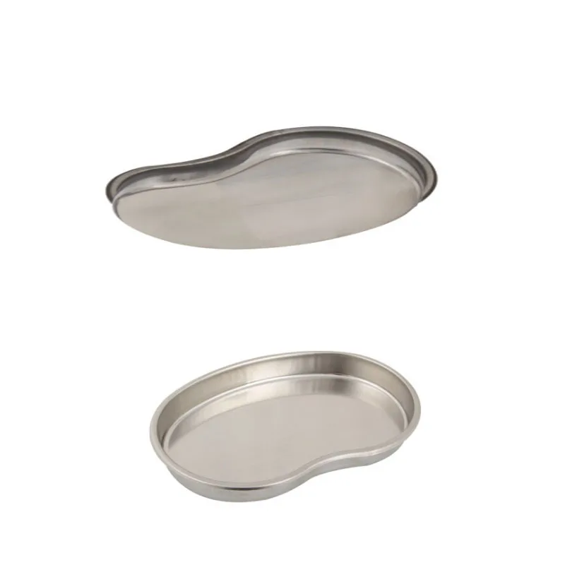 S размер Нержавеющая Сталь Изгиб поднос для почек дезинфекция пластина