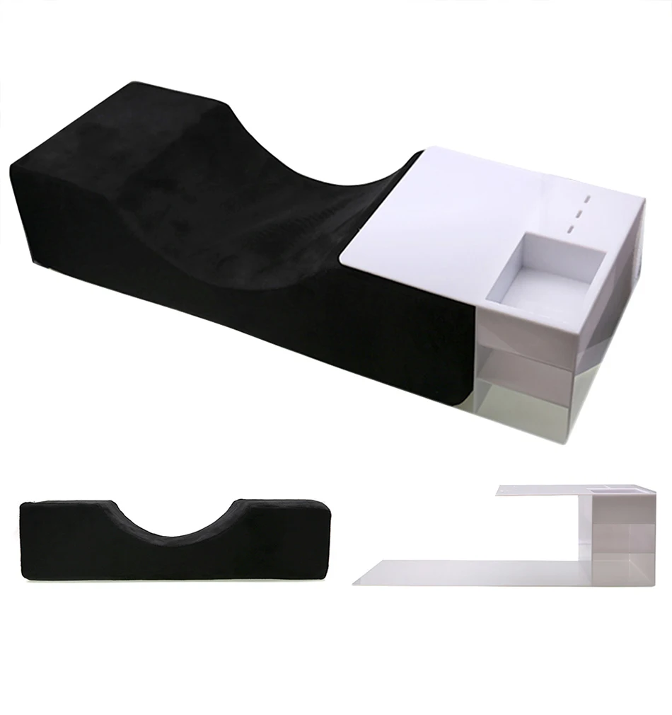 Professional Eyelash Extension Pillow Grafted Eyelashes Shelf Lashes Grafting Headrest Neck Support For Makeup Beauty Salon Use