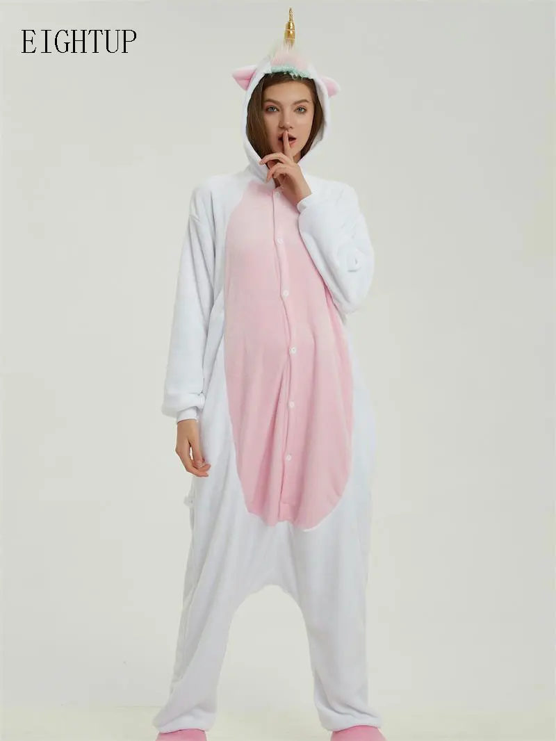 Новинка фланелевые пижамы с изображением Золотого Рога и волос Tianma Onesies костюм