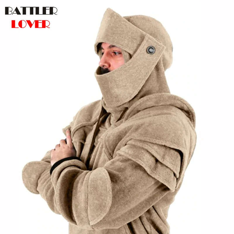 Толстовка для верховой езды с вуалью мужчин модная байкерская куртка капюшоном в