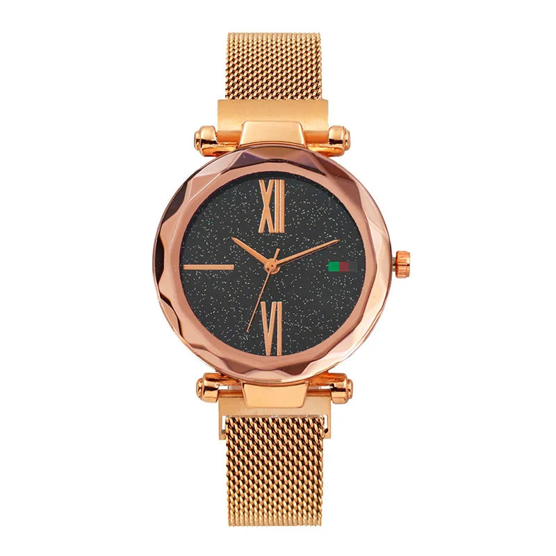 Женские часы с бриллиантовым магнитом наручные звездным небом роскошные для