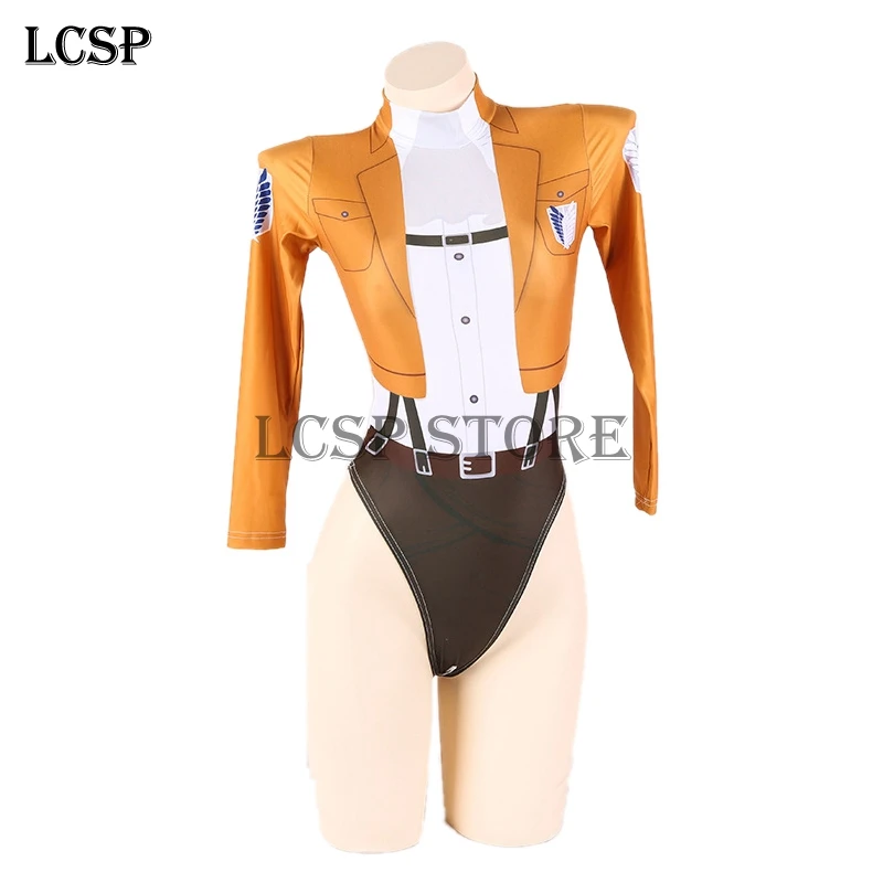 LCSP 2018 атака на Титанов Микаса Аккерман Косплей Костюм японский купальник в стиле