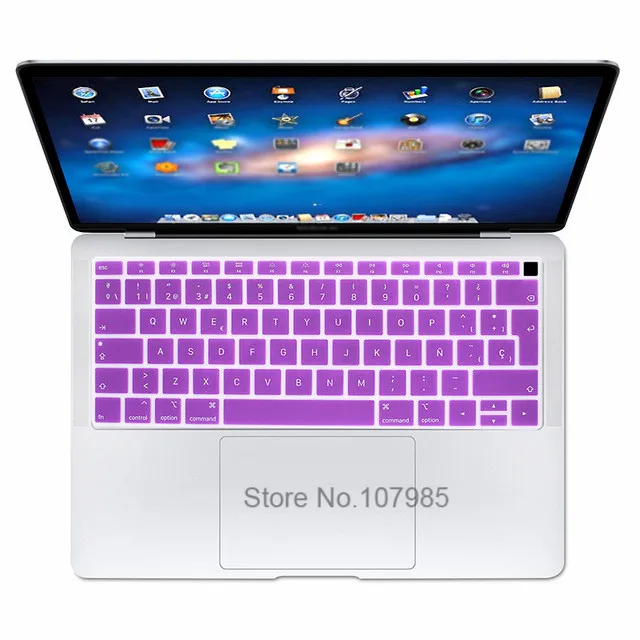 Испанская клавиатура протектор для 2018 Новый Macbook Air 13 A1932 ЕС раскладка клавиатуры