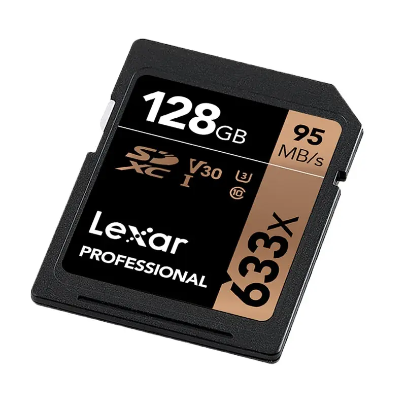 Оригинальный Lexar sd карта 128 GB 633x SDXC карт карты s 95 МБ/с. профессиональные памяти Class