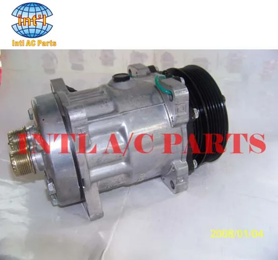 Автоматический компрессор кондиционера для SANDEN SD709 SD 709 7H15 SD7H15 PV6 pulley| |