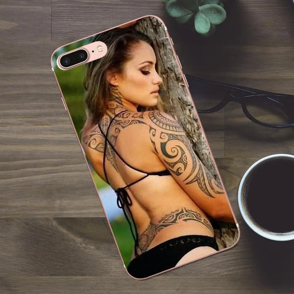 Чехол для мобильного телефона из ТПУ Bixedx Tattoo бикини сексуальная девушка Huawei G8 Honor