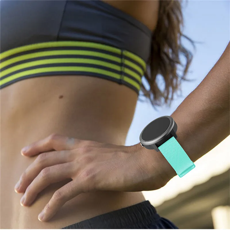 Силиконовый резиновый ремешок для наручных часов Garmin vivoactive 3 HR сменный vivoactive3