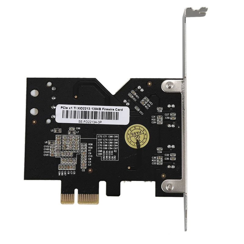 Плата контроллера PCI-Express IEEE 1394b FireWire с 3 портами(2 внешних+ 1 внутренний