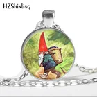 HZ -- A36 2017 Новый гном кулон чудо колье гном ожерелье стеклянный купол стеклянный кабошон купол кулон HZ1