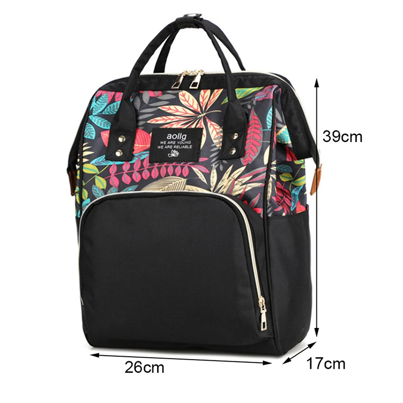 Bolsas de pa&ntilde;ales para beb&eacute;, mochila de maternidad para viaje al aire libre, cuidado infantil, lactancia de gran capacidad, bolsa de pa&ntilde;ales multifuncional MBG0429-5