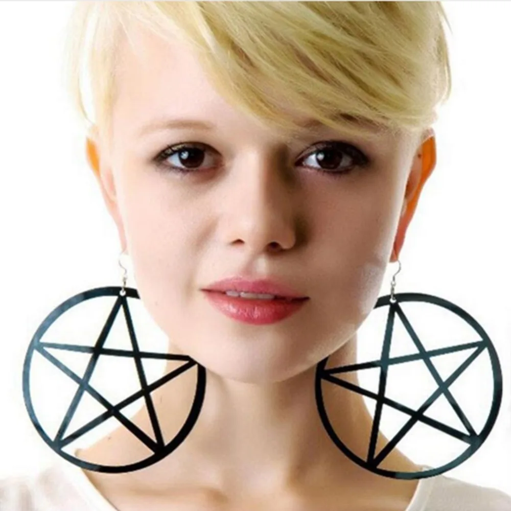 Новое прибытие преувеличенный большой hyperbole mix длинные серьги висят