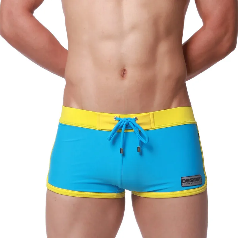 Мужские шорты боксеры нейлоновые тянущиеся плавки для пляжа|nylon swim|swimwear short menbeach