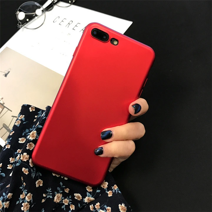 High Quality Soft TPU paint case for iphonex 6 6s 6plus plus luxury red iphone 8plus 8 7 7plus |