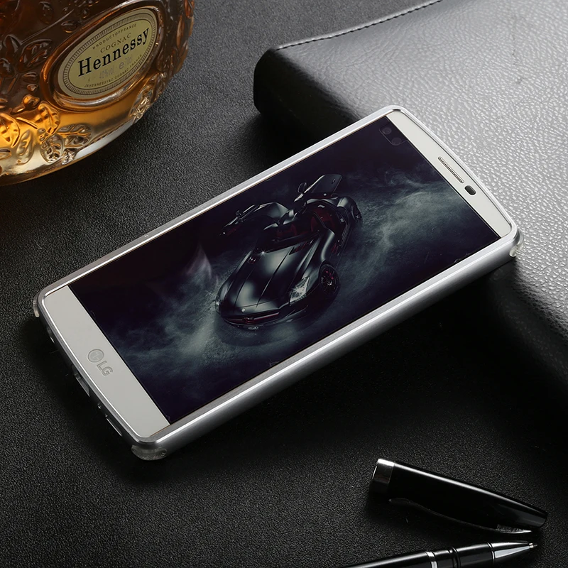Zinkgelb Новинка года для LG V10 чехол Роскошный блеск тонкий жесткий металлический бампер+ углеродного волокна бронированный противоударный чехол-накладка для телефона чехол