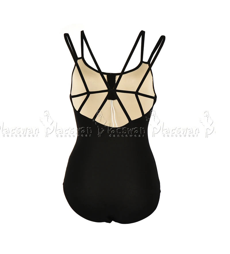 

Adult Ballet Leotard Spaghetti Straps Crisscross Straps Shelf lining Leotard Gymnastics Bodysuit Ballet Girls Dancewear BL620