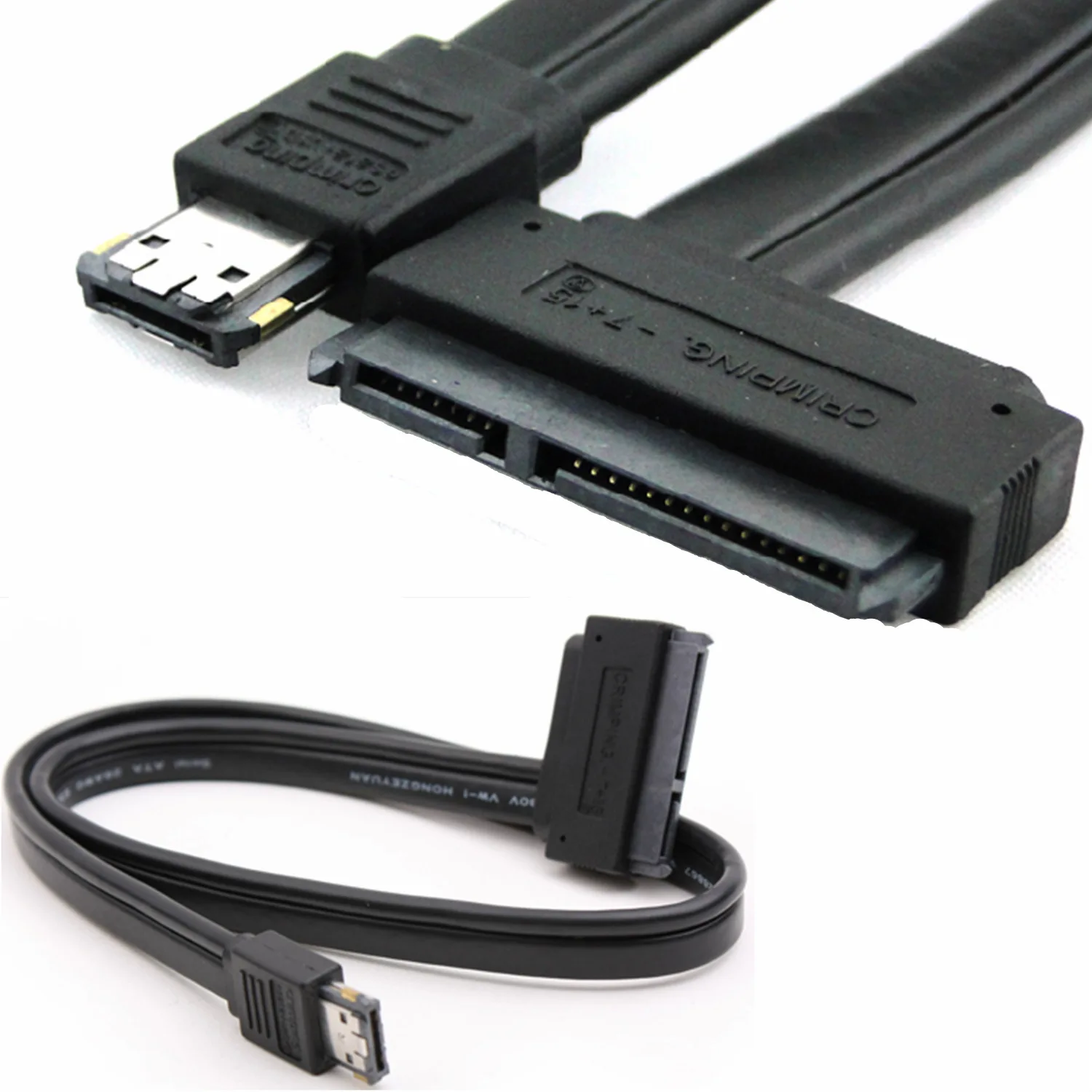 SATA 22 P Новый Мощность ESATA USB 2 в 1 кабель Поддержка 12 В 5 напряжения|Соединители| |