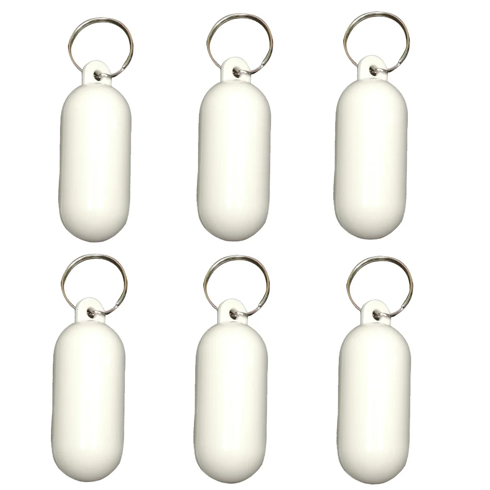 White6 6 шт. крыло плавающий брелок Bouyant каяк брелок для морской лодки парусное каноэ Рыбалка Surf подарок - Цвет: White6