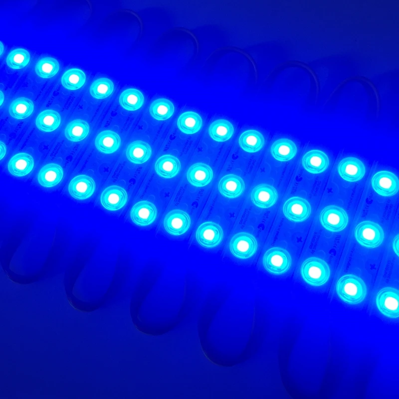 500 шт. 5050 SMD RGB 3 впрыскивасветодиодный светодиодный модуль с объективом 12 В