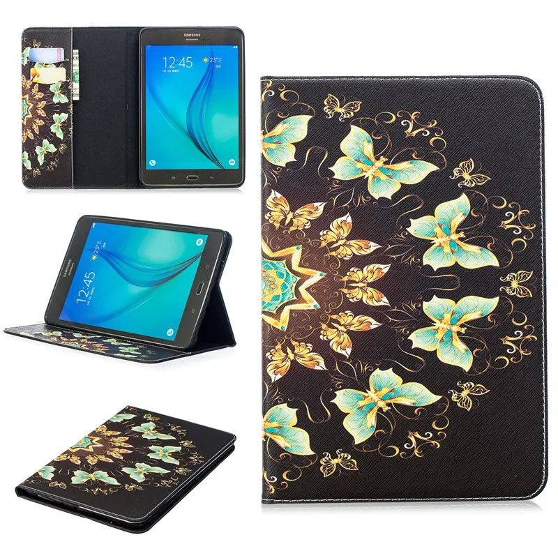 Новый мультфильм искусственная кожа Стенд чехол принципиально для samsung Galaxy Tab 8 0