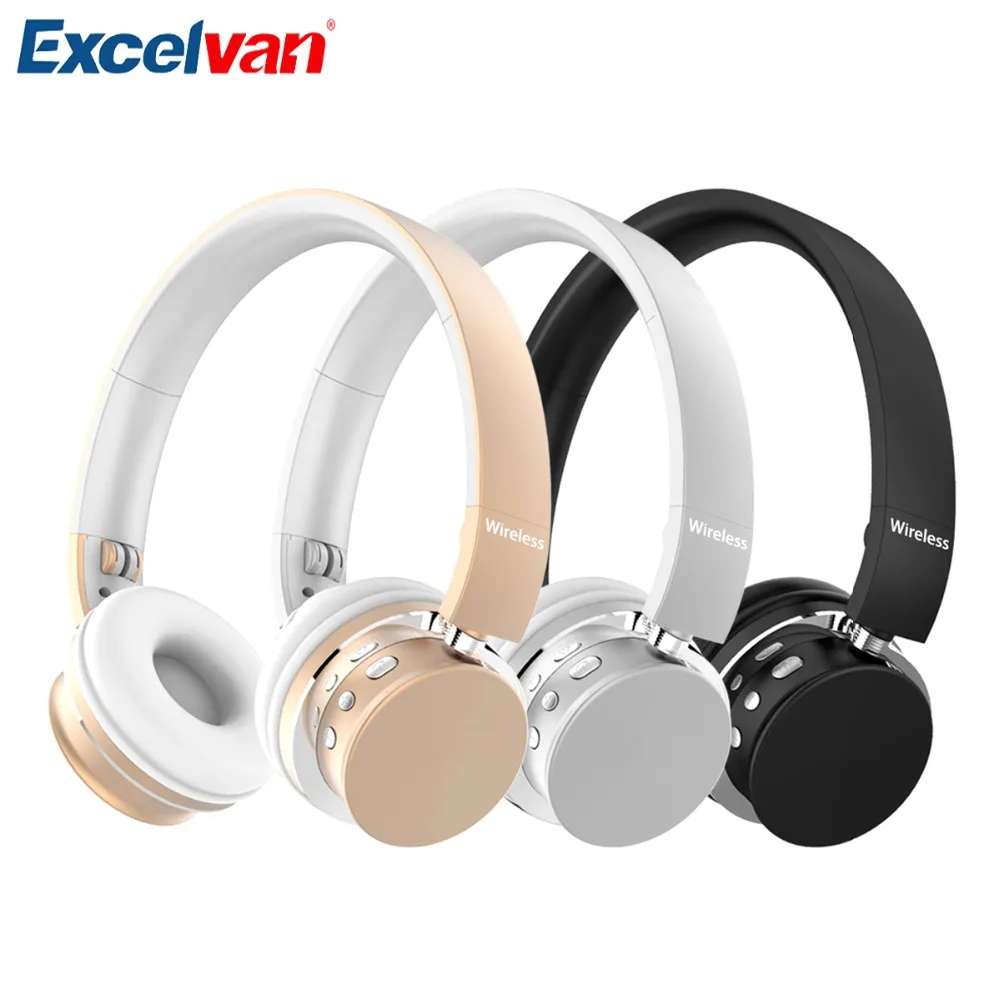 Excelvan TH-M9 Business Wireless Sport Headphones Bluetooth Headset Stereo Sound Earphone with Mic Support Hands-free for iphone |
