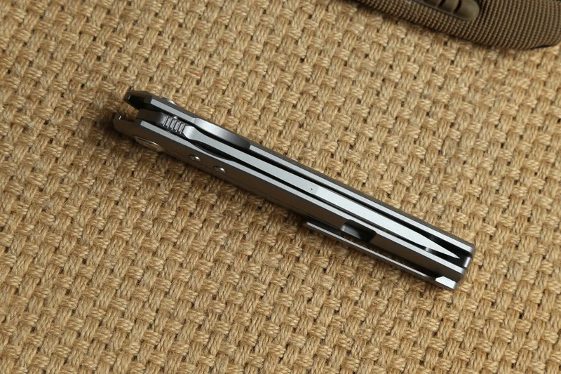 Два солнца TS06 D2 лезвие Тактический Flipper мяч brearing складной нож titanium Отдых на природе Охота карманные ножи Открытый выживания EDC инструмент