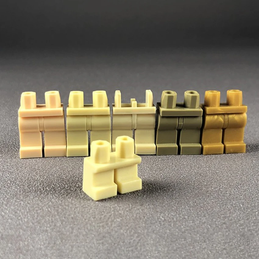 5 шт./лот игрушечные фигурки ножки Короткие строительные блоки MOC сделай сам