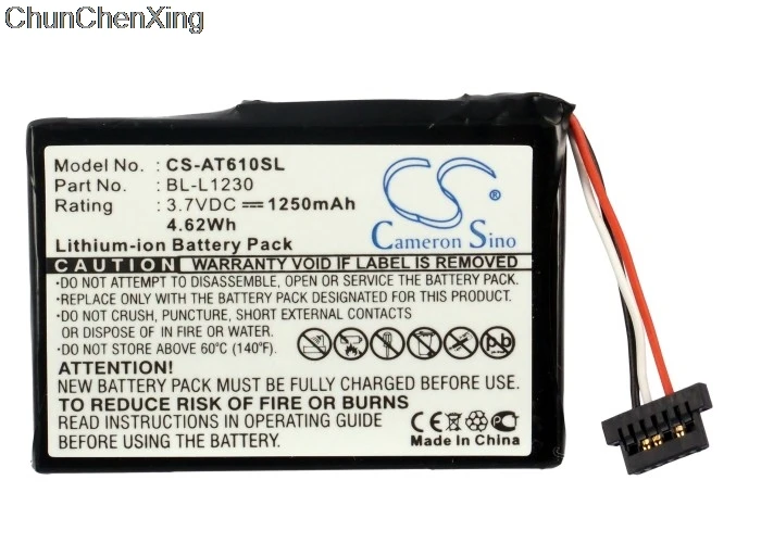 

Аккумулятор Cameron Sino на 1250 мАч для Airis T610, T620, T920, T920A, T920E, T920EF