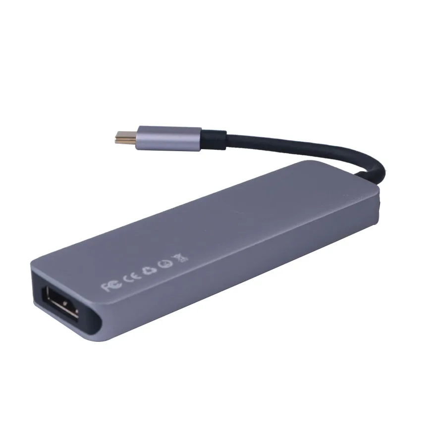 Elistooop Thunderbolt 3 концентратор Мини Док-станция USB Type C к HDMI USB3.0 кабель TF SD карта 5 в 1