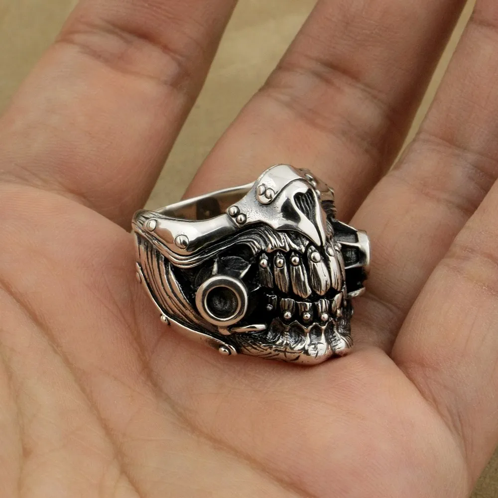 MAD MAX Immortan Joe кольцо 925 пробы серебро мужские байкерские череп 9Y021A