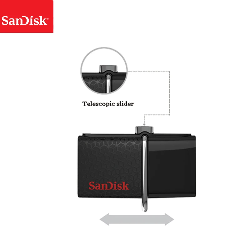100% Оригинальный SanDisk USB SDDD2 OTG флеш накопитель 130 МБ/с./с 3 0 32 Гб внешний Флешка карта