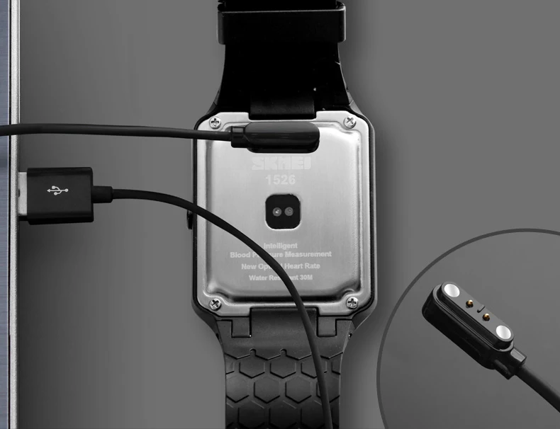 SKMEI мужские модные спортивные цифровой часы Многофункциональный BlueTooth монитор здоровья Водонепроницаемый часы relogio цифровые 1526